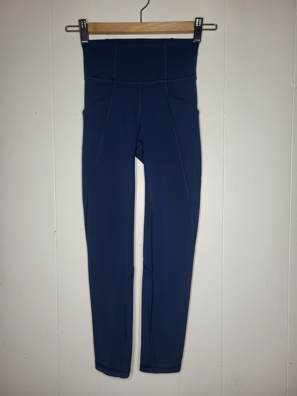 High-Waist Navy Active Leggings